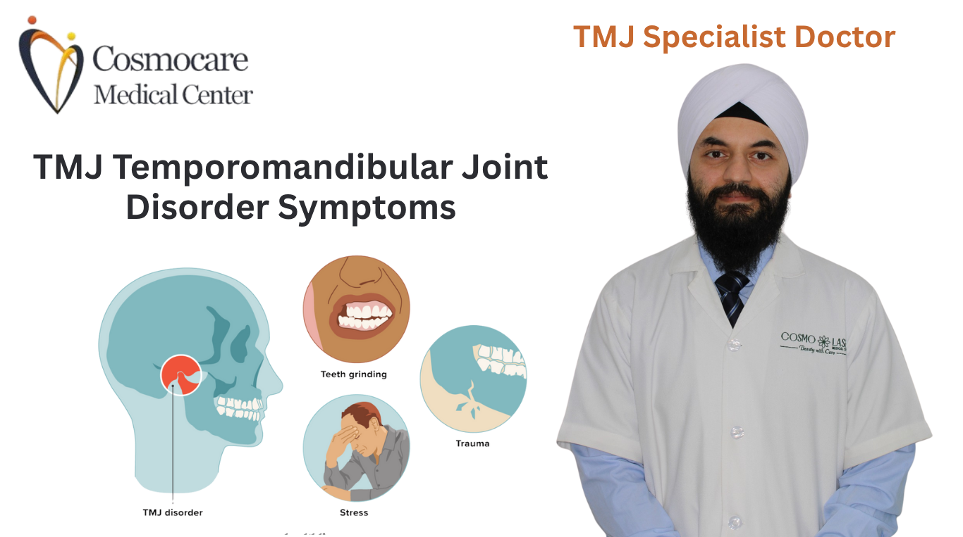 TMJ Temporomandibular Joint Disorder Symptoms in Dubai by Cosmocare Medical Center